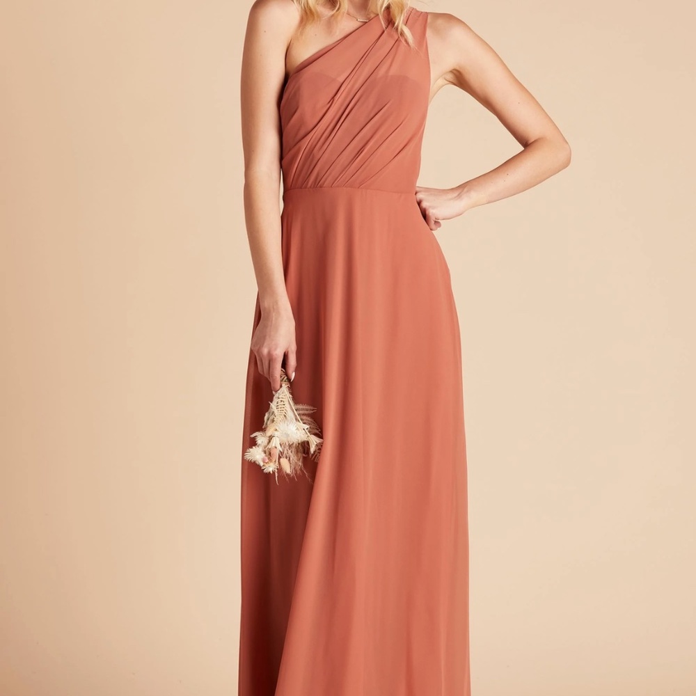 Birdy Grey Bridesmaids Dress - KIRA DRESS CHIFFON TERRACOTTA - M